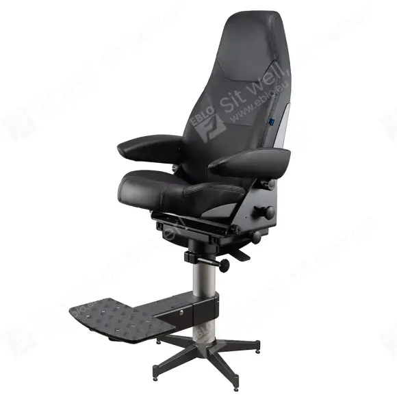 US.905031 Norsap 1000 standard siège en cuir incl. embase étoile cinq/repose-pieds Norsap 1000 standard siège en cuir incl. embase étoile cinq/repose-pieds US.905031